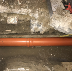 csőtörés bemérés referencia falban