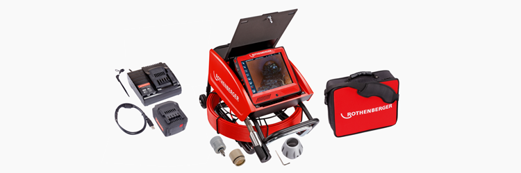 csatorna kamerázás csatorna kamerázás Rothenberger csőviszgáló készülékkel